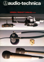 Audio Technica Catalogue-1982 